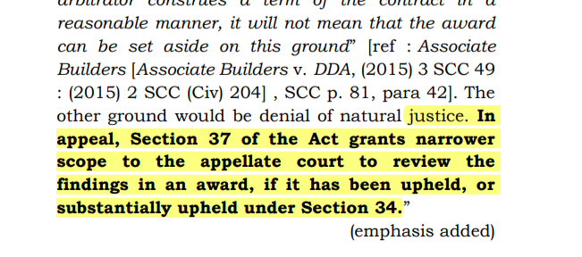 2025 INSC 138 C & C Constructions Ltd. vs IRCON International Ltd - S 37 Arbitration Act