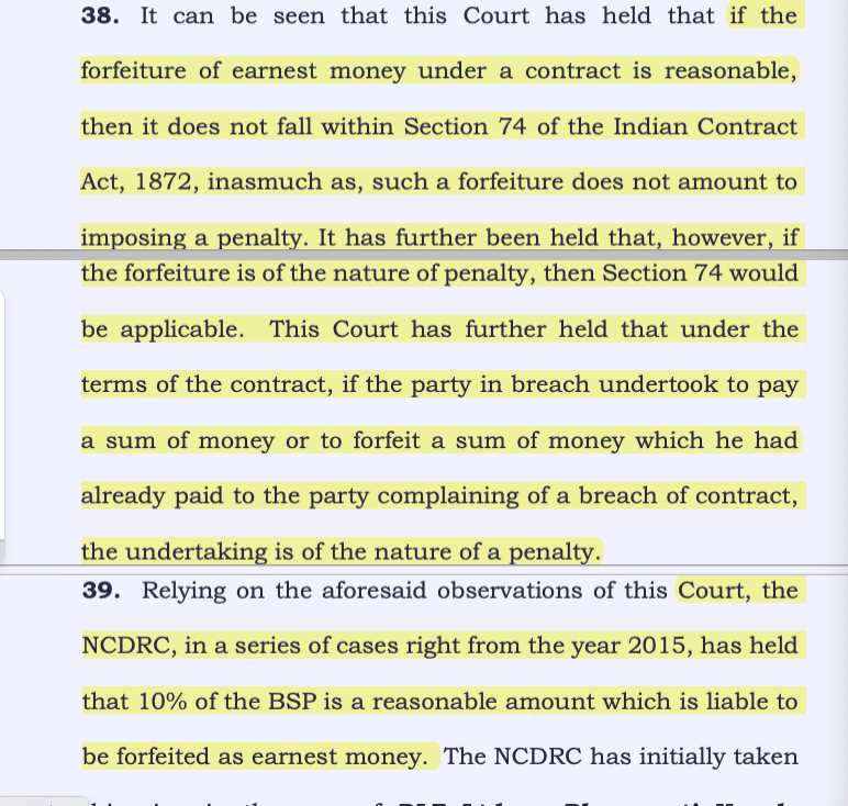 Godrej Projects Development Limited   vs Anil Karlekar 2025 INSC 143 - S 74 Contract Act - Forfeiture Of Earnest Money