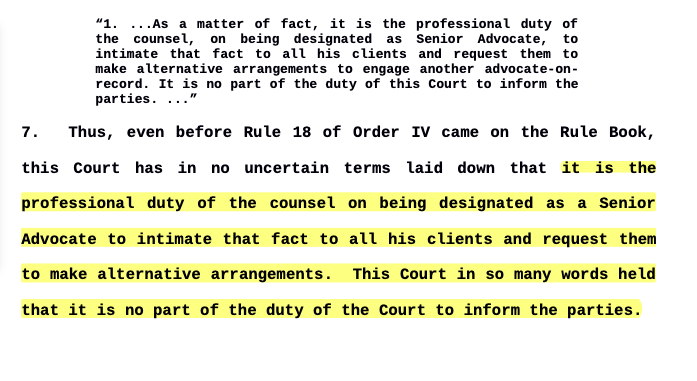 State Of Madhya Pradesh vs  Dileep - SC Rules - Senior Designation - AOR