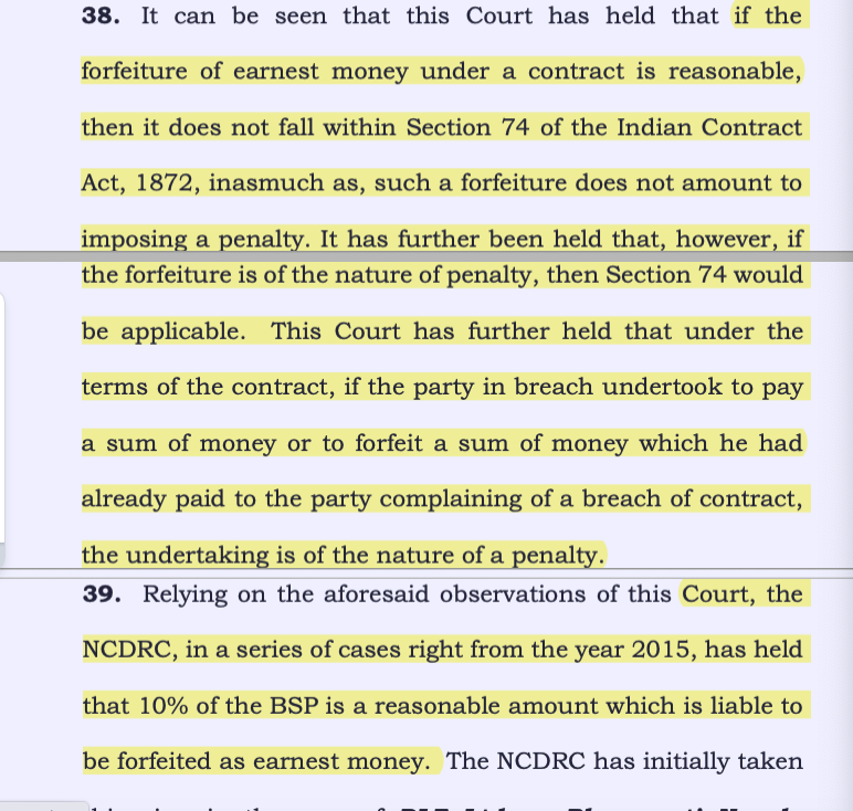 Godrej Projects Development Limited   vs Anil Karlekar 2025 INSC 143 - S 74 Contract Act - Forfeiture Of Earnest Money